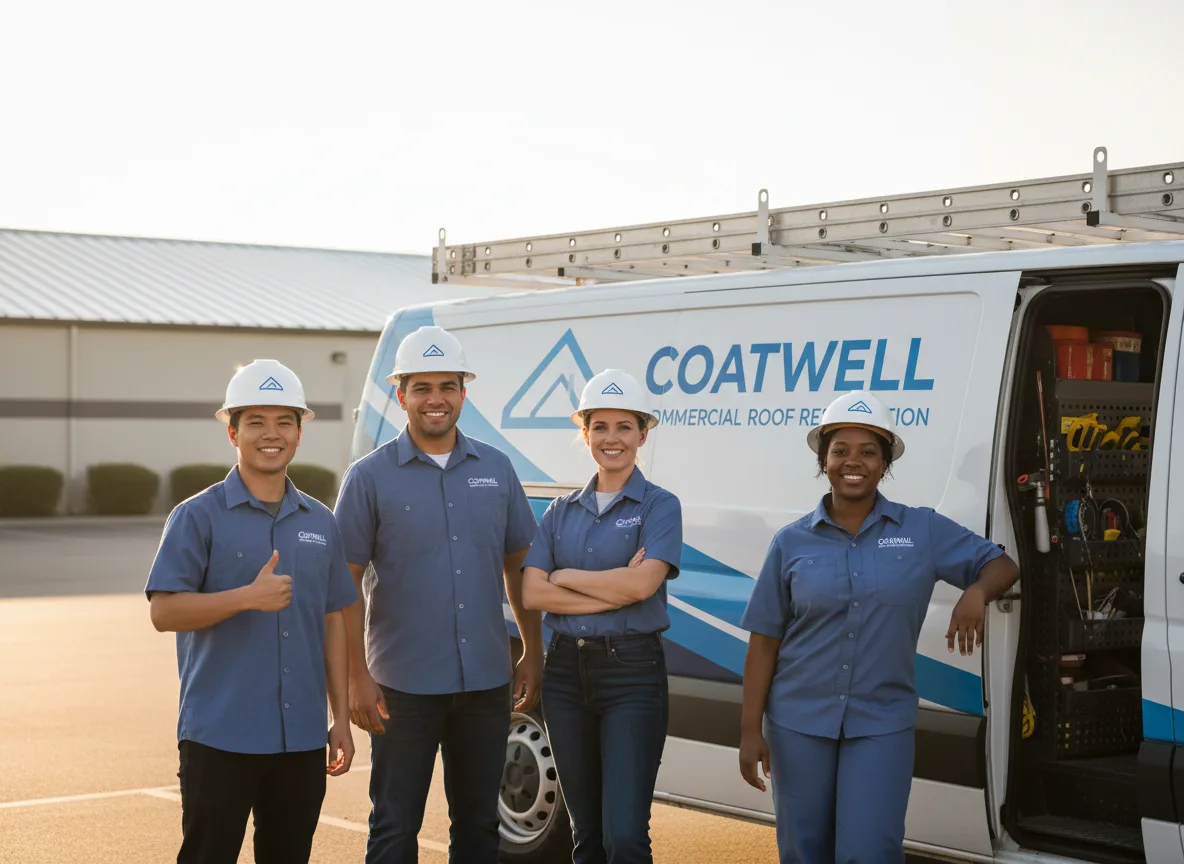 Commercial roof coating company in Riverton, KS
